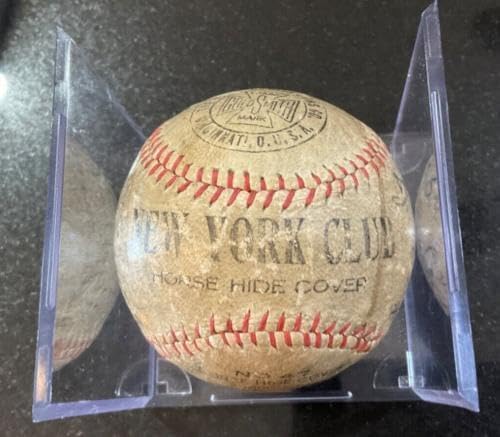 1930 Yankees signed baseball worth buying,should I buy 1930 Yankees baseball,Ruth Gehrig signed baseball value,1930 Yankees baseball pros cons,best vintage signed baseball to collect,JSA authenticated baseball investment condition quality and materials close-up