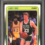 Image 1 of 1988 Fleer Larry Bird PSA 10 worth buying