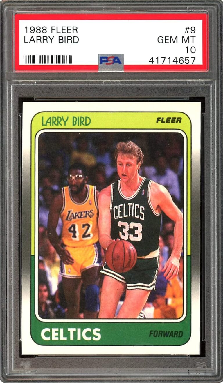 1988 Fleer Larry Bird PSA 10 Worth Buying? Our Expert Verdict 29 Image 1 of 1988 Fleer Larry Bird PSA 10 worth buying