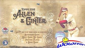 Image 1 of 2018 Topps Allen & Ginter hobby box worth it