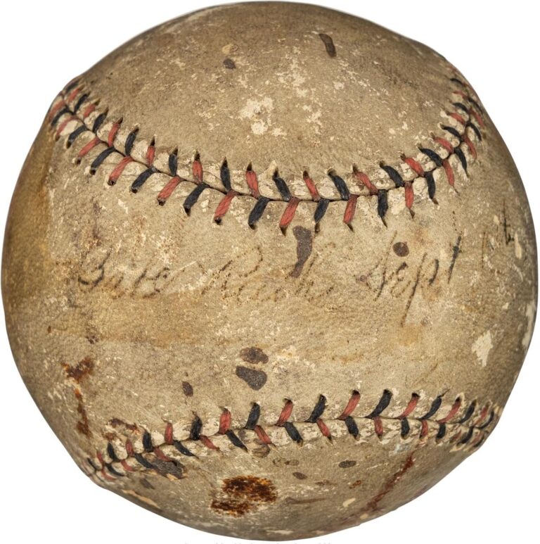 Babe Ruth 1920 Signed Baseball Worth It? Expert Collector's Analysis 29 Image 1 of Babe Ruth 1920 signed baseball worth it