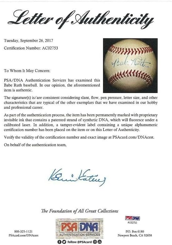 Babe Ruth Signed Baseball Worth Buying? Expert Collector's Verdict 4 Babe Ruth signed baseball worth buying,should I buy a Babe Ruth baseball,Babe Ruth autograph pros cons,Babe Ruth signed baseball value,best autographed baseball to collect,PSA DNA certified baseball condition quality and materials close-up