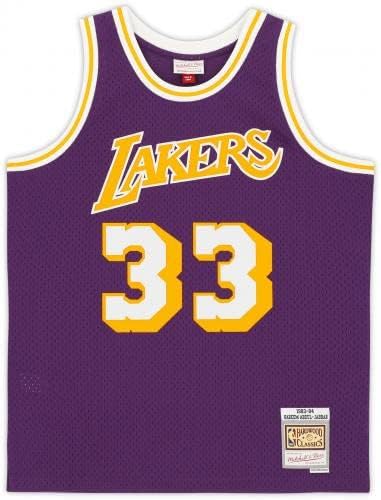 Kareem Abdul-Jabbar autographed jersey worth it,should I buy Kareem Abdul-Jabbar autographed jersey,Kareem Abdul-Jabbar jersey vs other Lakers jerseys,Kareem Abdul-Jabbar autographed jersey pros cons,best autographed NBA jerseys to collect,Kareem Abdul-Jabbar HOF 95 inscription value condition quality and materials close-up