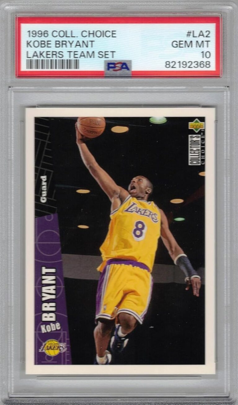 Kobe Bryant Rookie Card PSA 10 Worth It? Honest Collector's Guide 17 Image 1 of Kobe Bryant rookie card PSA 10 worth it