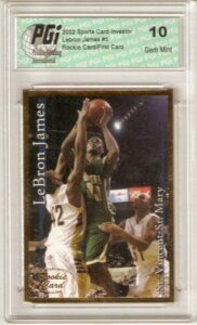 Image 1 of LeBron James 2002 SCI Gold Foil Rookie Card worth it