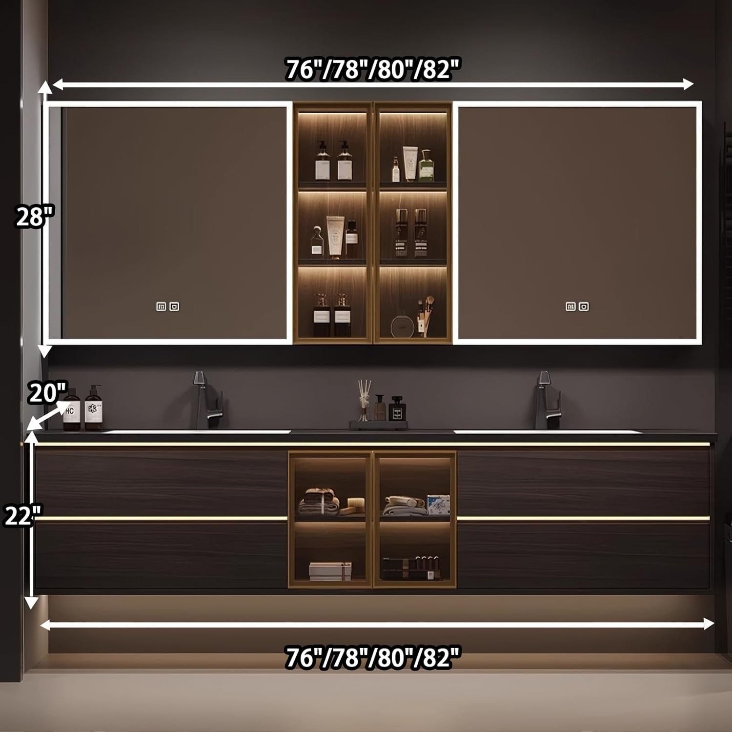 LyckTre 78IN Bathroom Vanity Worth It? Honest Pros & Cons 3 LyckTre 78IN bathroom vanity worth it,should I buy the LyckTre vanity,LyckTre vanity pros cons,best double sink bathroom vanity,LyckTre M02Y077 worth buying,wall mounted vanity vs freestanding collector appeal rarity and investment value