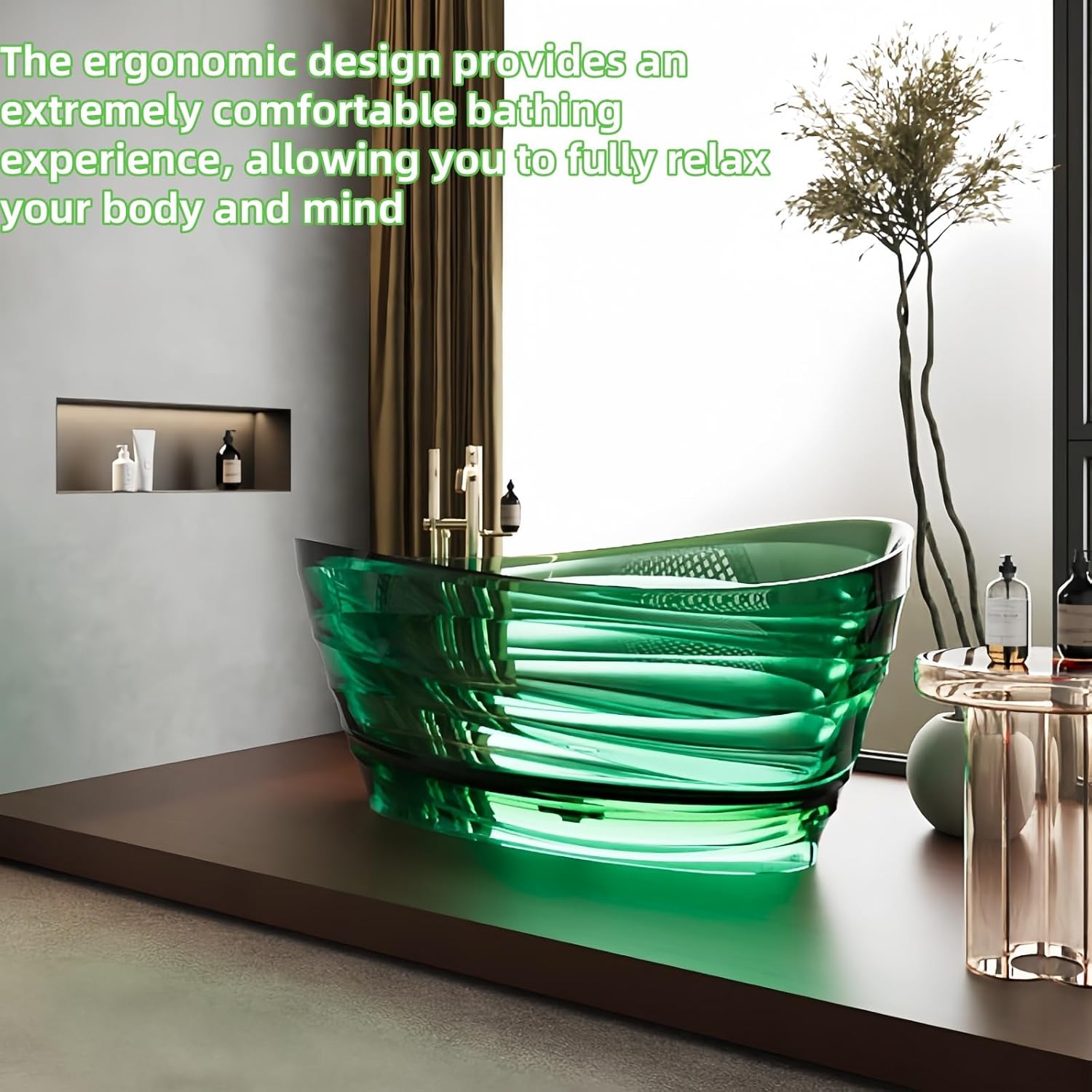 LyckTre Freestanding Bathtub Worth It? Honest Pros & Cons 4 LyckTre freestanding bathtub worth it,should I buy LyckTre bathtub,LyckTre vs other freestanding tubs,LyckTre bathtub pros cons,best freestanding soaking tub,LyckTre resin tub honest condition quality and materials close-up