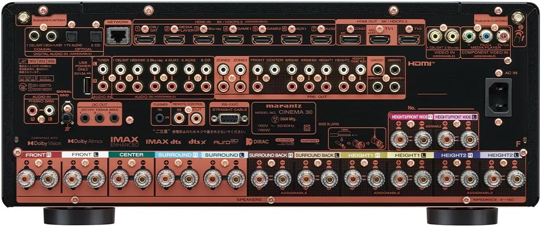 Marantz Cinema 30 Worth Buying? Our Expert Unbiased Analysis 4 Marantz Cinema 30 worth buying,Marantz Cinema 30 pros cons,should I buy Marantz Cinema 30,Marantz Cinema 30 vs alternatives,best home theater receiver to collect,Marantz Cinema 30 honest opinion condition quality and materials close-up