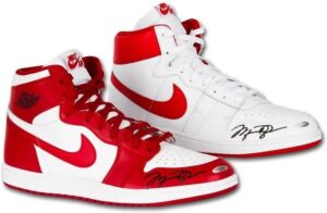 Image 1 of Michael Jordan autographed shoes worth buying