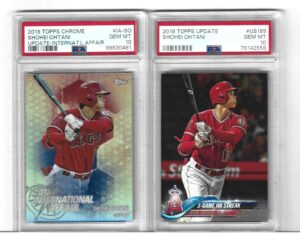 Image 1 of PSA 10 Ohtani rookie card lot worth it