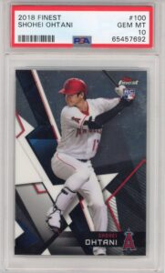 Image 1 of PSA 10 Ohtani rookie card worth it