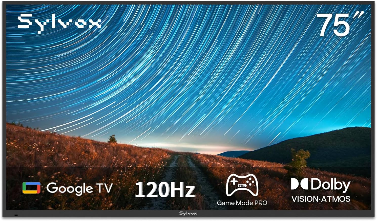 Image 1 of SYLVOX 75 inch outdoor TV worth it