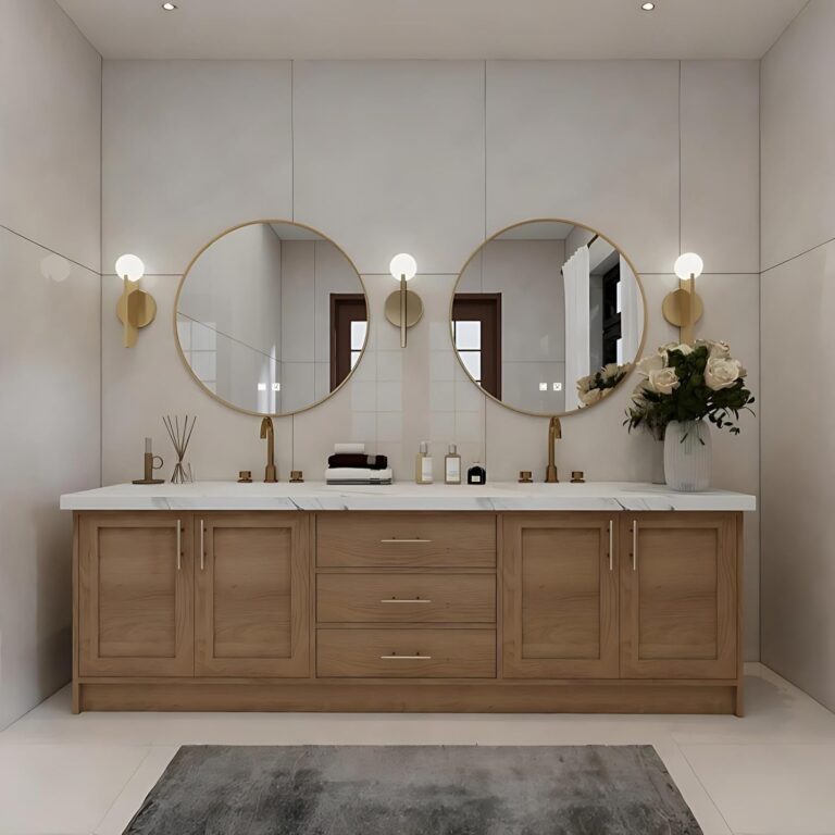 Image 1 of TIZAZO wood bathroom vanity worth it