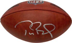 Image 1 of Tom Brady autographed football worth it