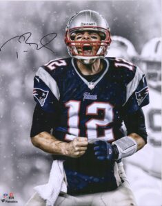Image 1 of Tom Brady autographed photo worth it
