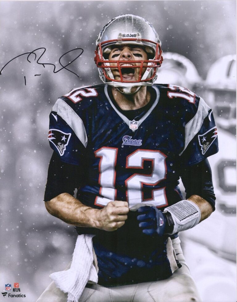 Image 1 of Tom Brady autographed photo worth it