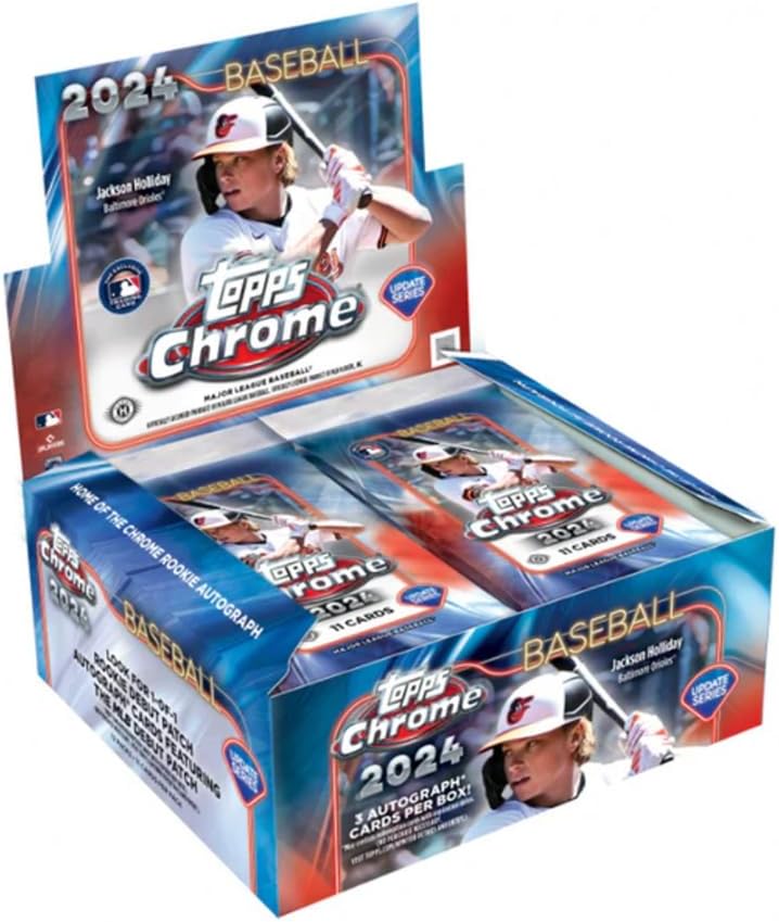 Topps Chrome Update Hobby Jumbo Box worth it,should I buy Topps Chrome Update Jumbo Box,Topps Chrome Update Jumbo Box pros cons,best baseball card box to collect,Topps Chrome Update Hobby Box value,Topps Chrome Jumbo Box autograph guarantee condition quality and materials close-up