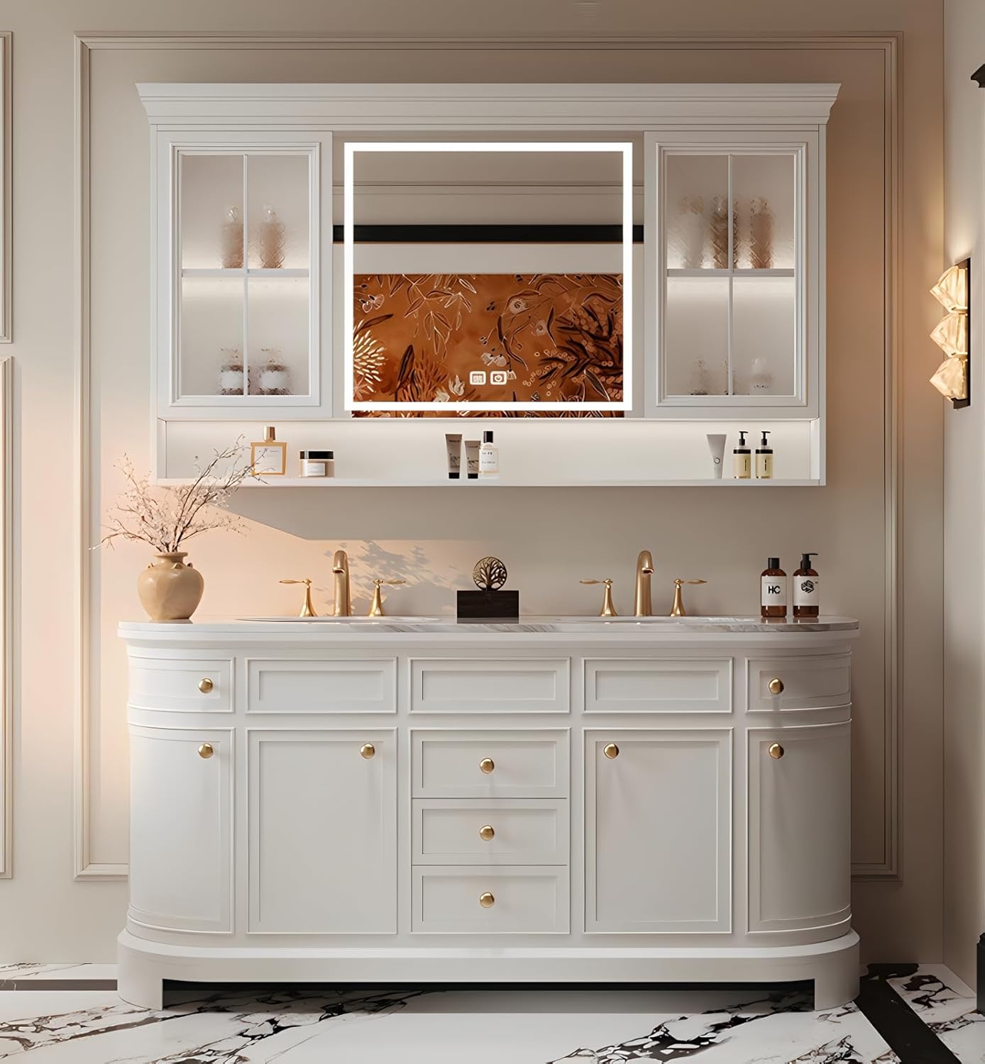 Image 1 of VECHOLL 76-inch bathroom vanity worth it