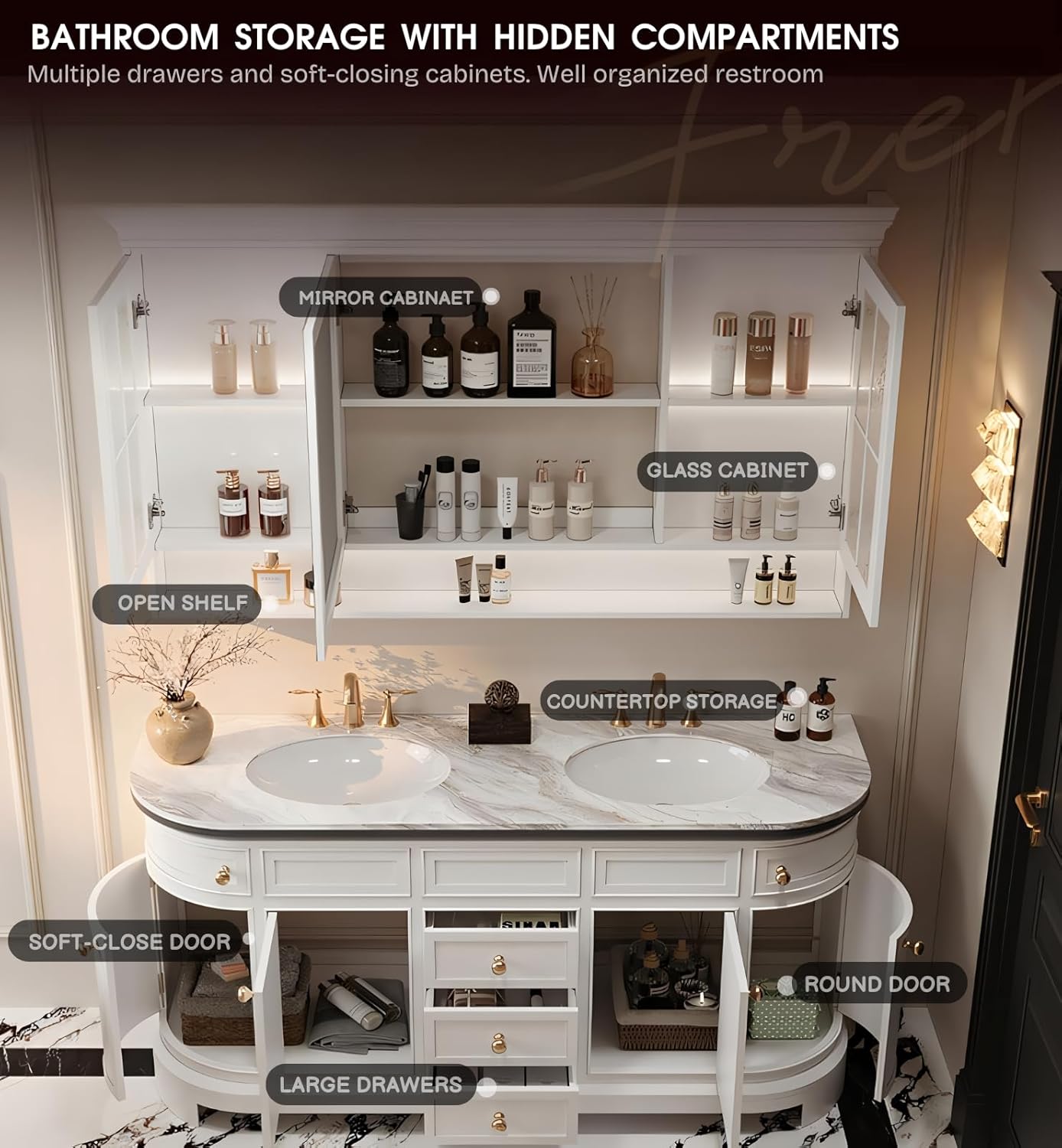 VECHOLL 76-inch Bathroom Vanity Worth It? Honest Pros & Cons 4 VECHOLL 76-inch bathroom vanity worth it,should I buy a VECHOLL double sink vanity,VECHOLL vanity vs alternatives,76-inch bathroom vanity pros cons,best freestanding bathroom vanity to buy,luxury double sink vanity worth buying condition quality and materials close-up