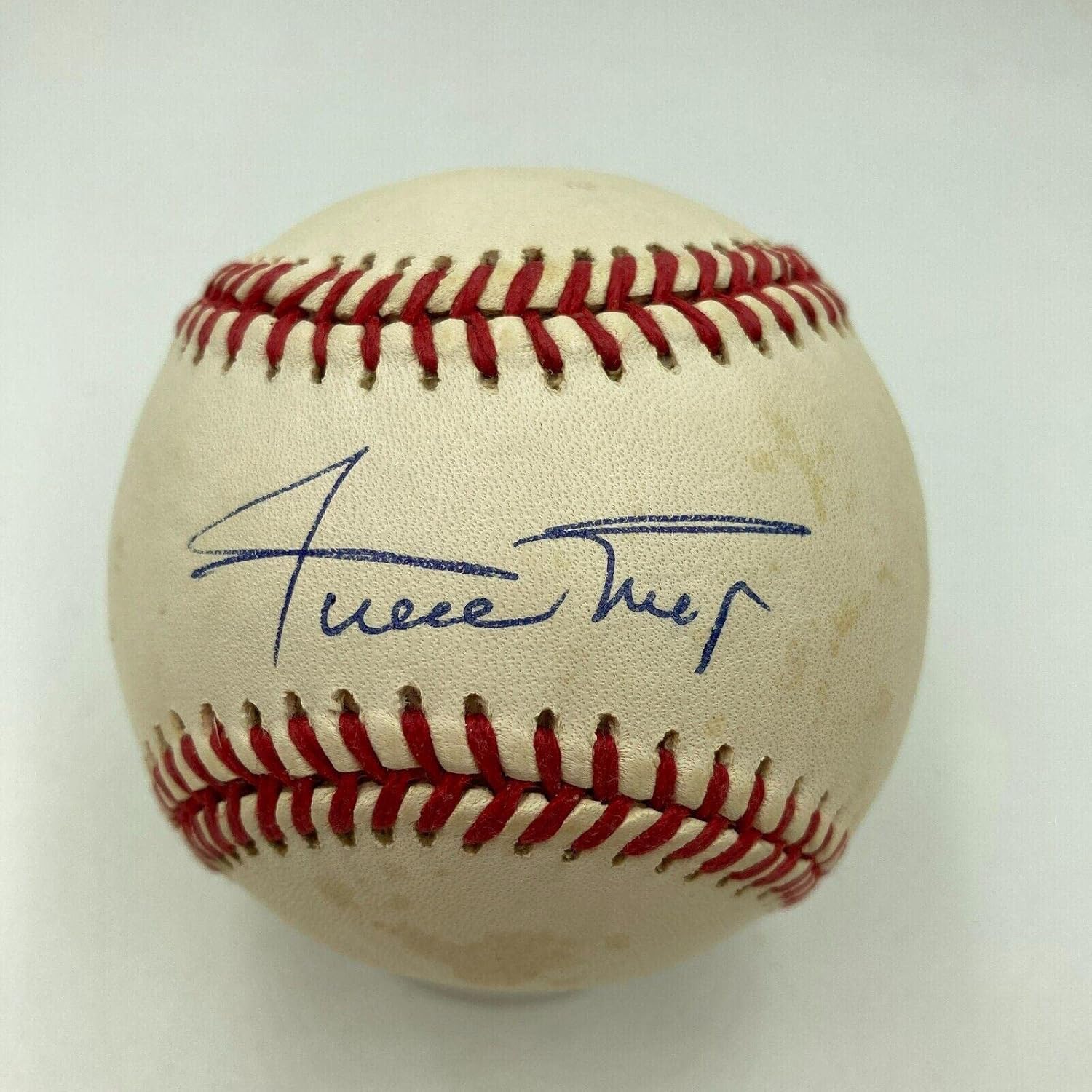 Image 1 of Willie Mays signed baseball worth it