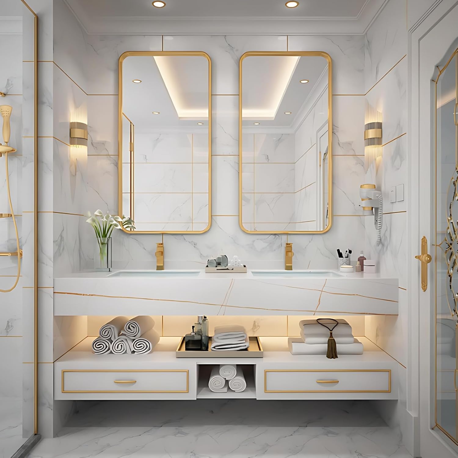 Image 1 of ZGNBSD double sink vanity worth it