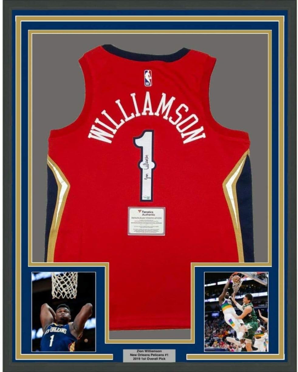 Image 1 of Zion Williamson signed jersey worth buying