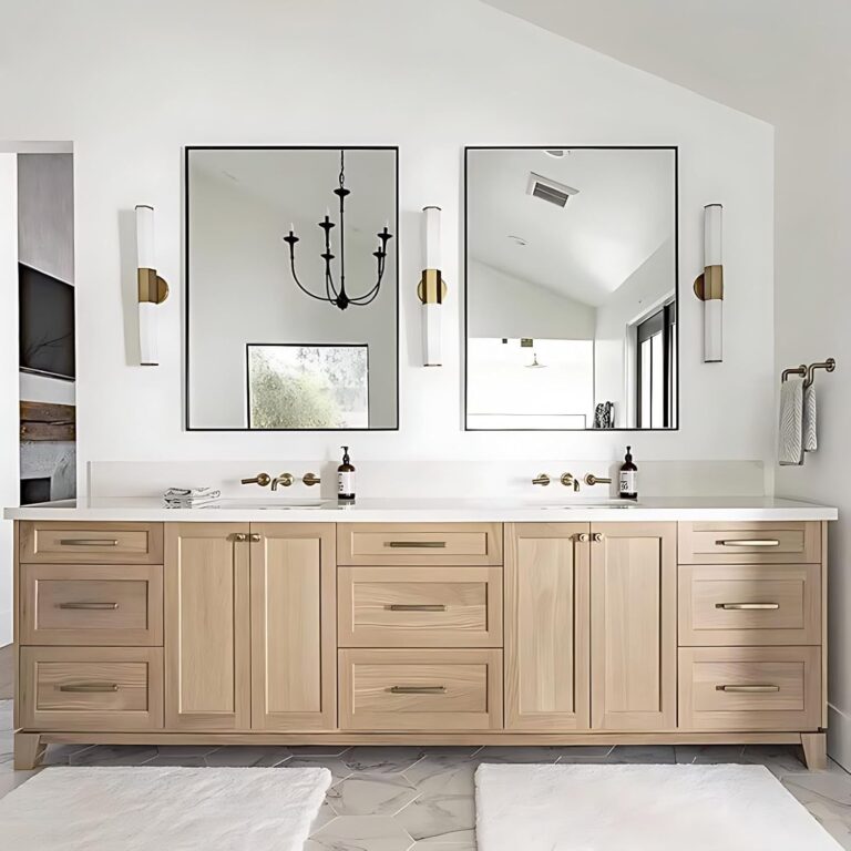 Image 1 of best 102in double sink bathroom vanity