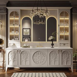 Image 1 of best 60 inch bathroom vanity