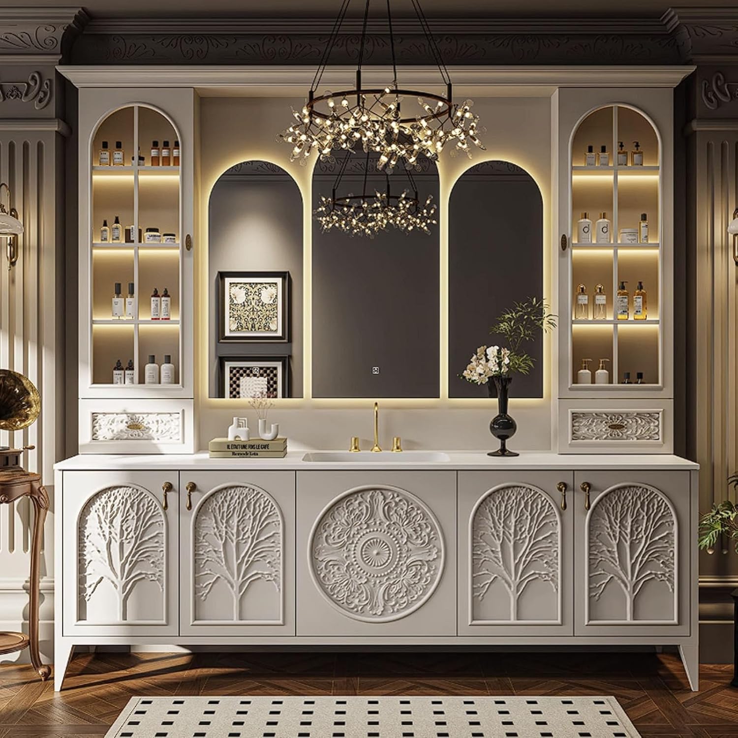 Image 1 of best 60 inch bathroom vanity