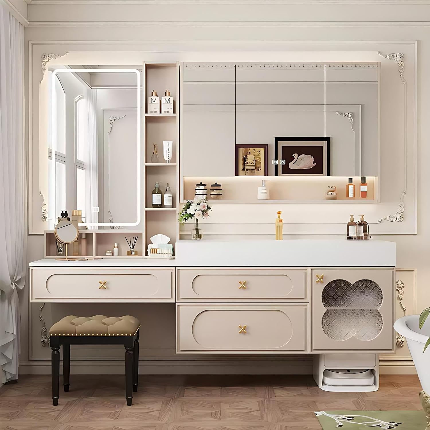Image 1 of best 80 inch bathroom vanity