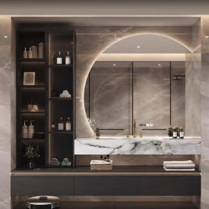 Image 1 of best bathroom vanity set with sink