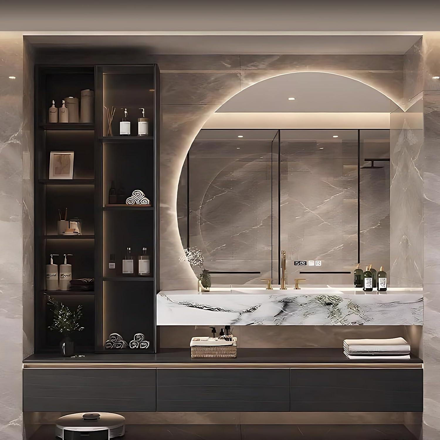 Image 1 of best bathroom vanity set with sink