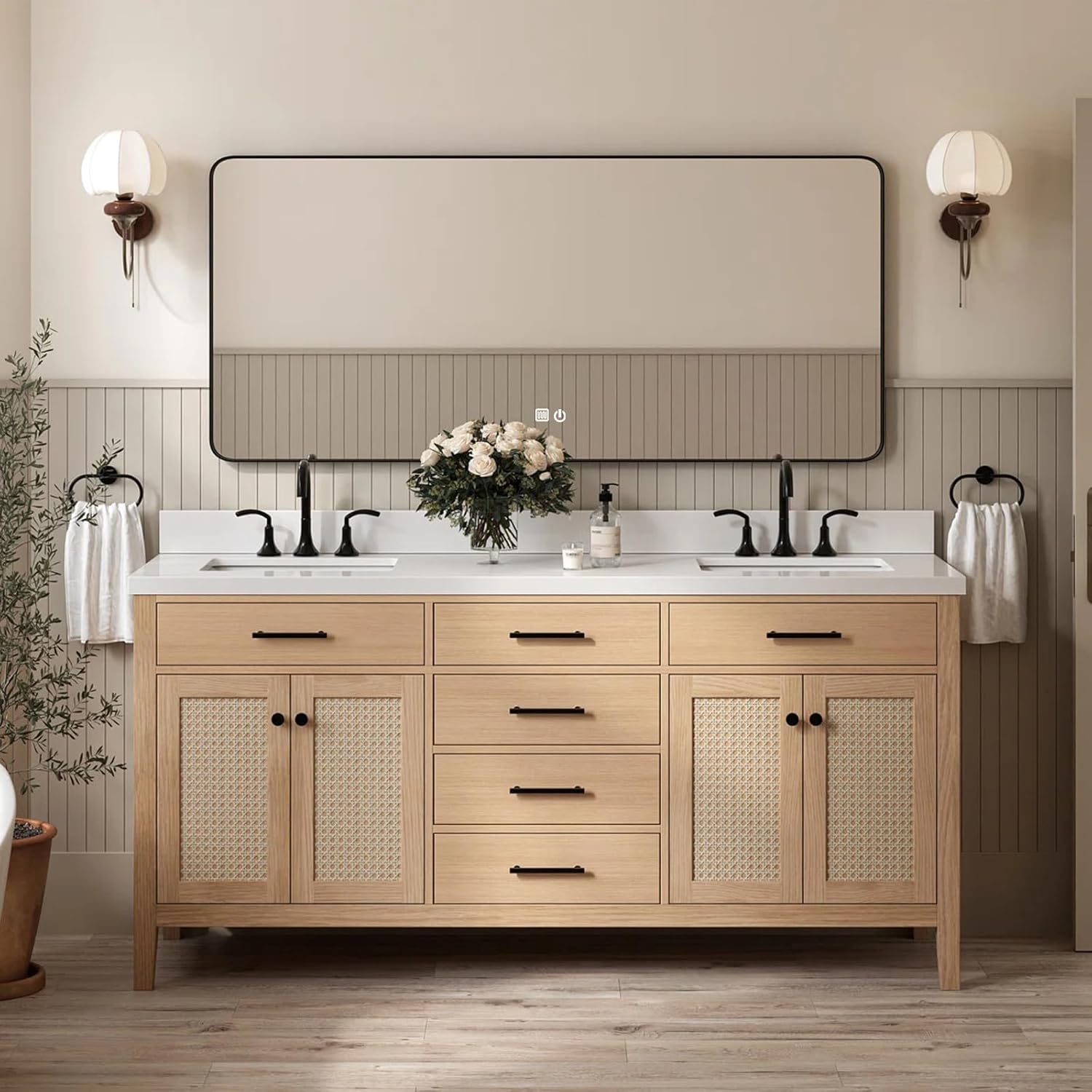 Image 1 of best double sink bathroom vanity
