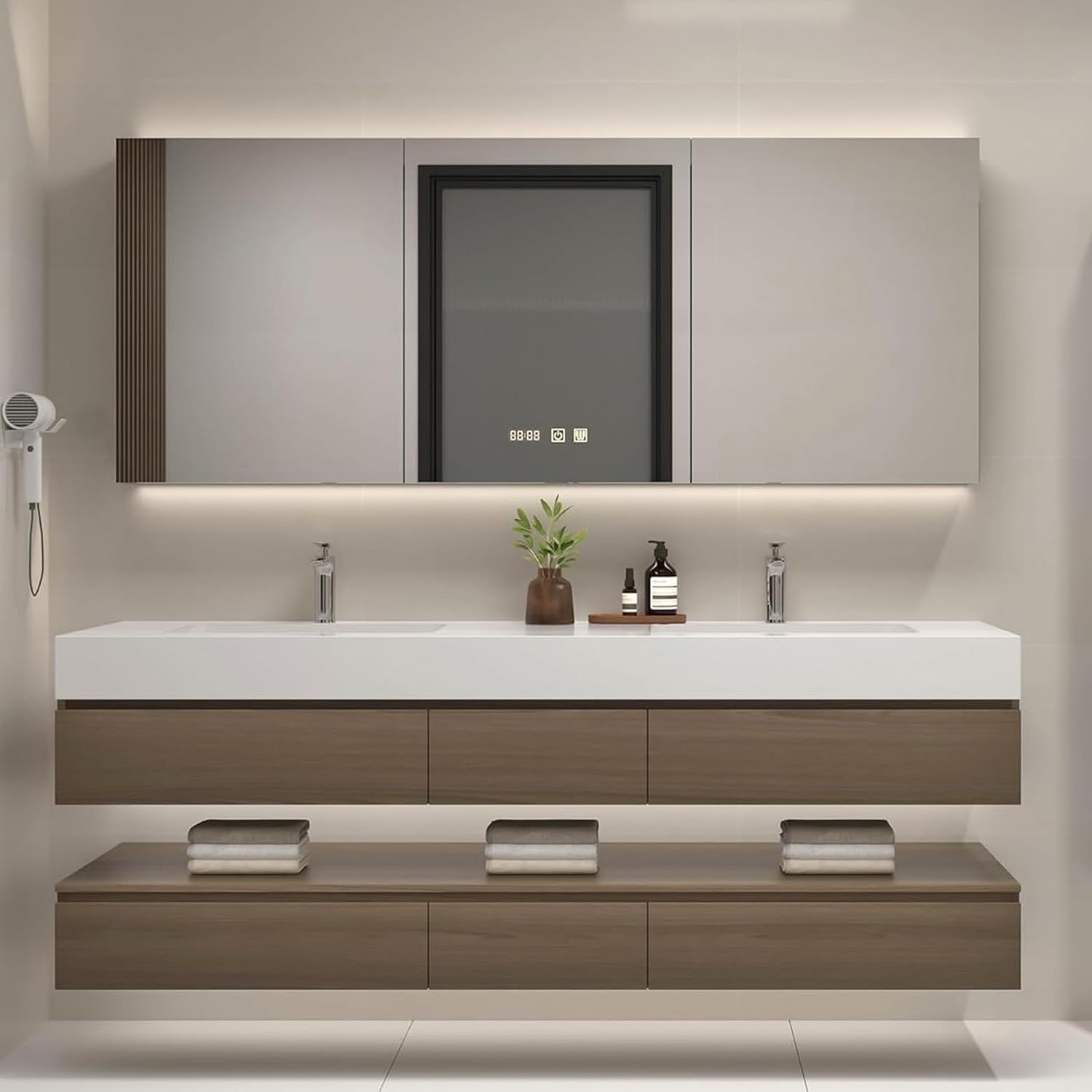 Image 1 of best double sink bathroom vanity