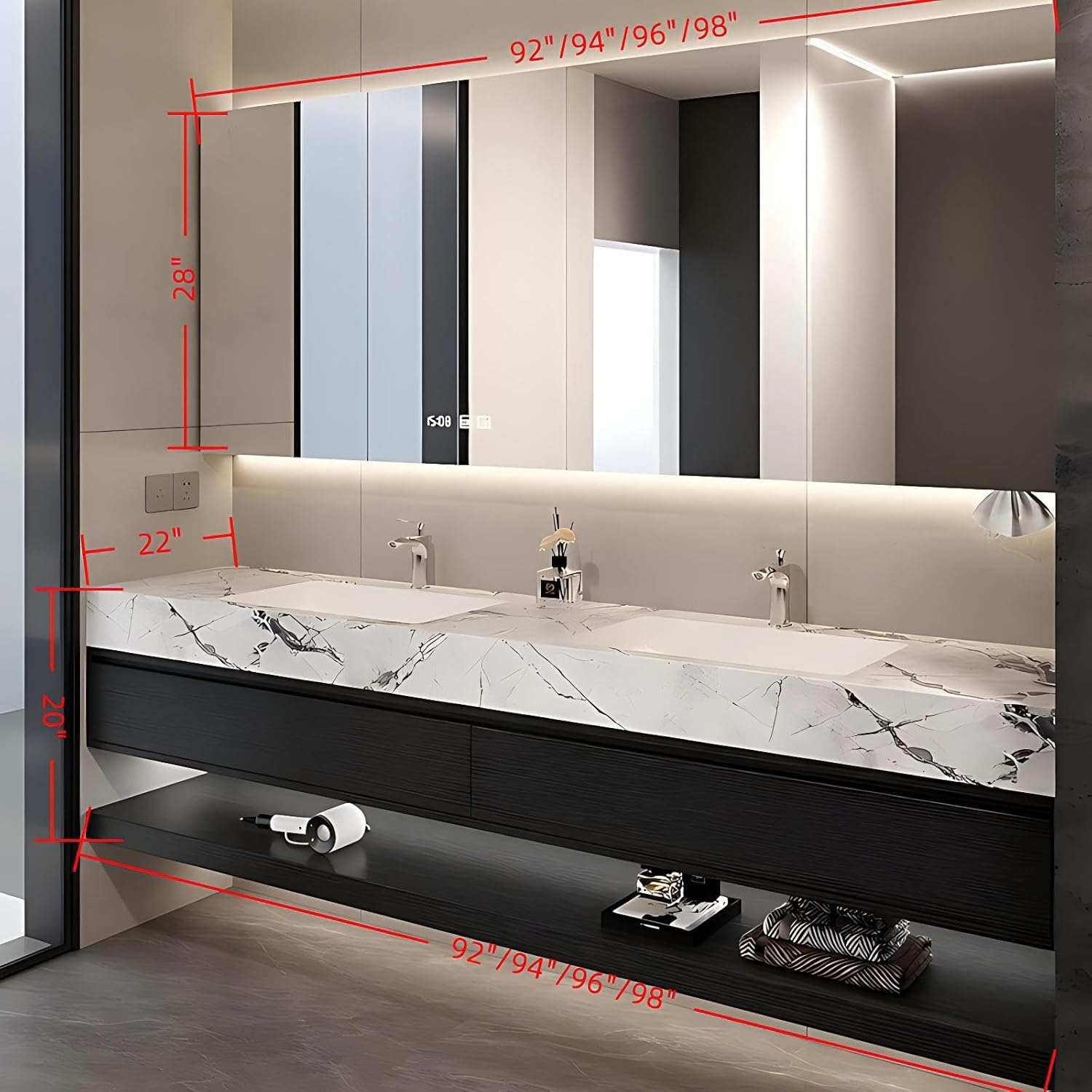 Best Double Sink Bathroom Vanity: Our Expert Hands-On Analysis 3 best double sink bathroom vanity,double sink vanity worth buying,96 inch bathroom vanity pros cons,kmnub vanity honest assessment,floating vanity with defog mirror,best bathroom vanity to buy collector appeal rarity and investment value