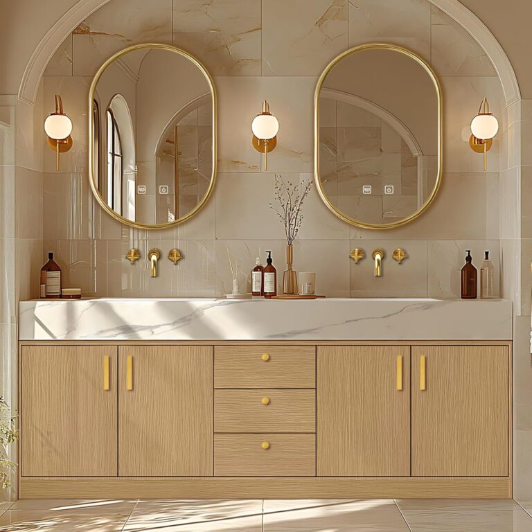 Image 1 of best freestanding double sink vanity