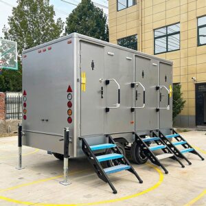 Image 1 of best luxury portable restroom trailer