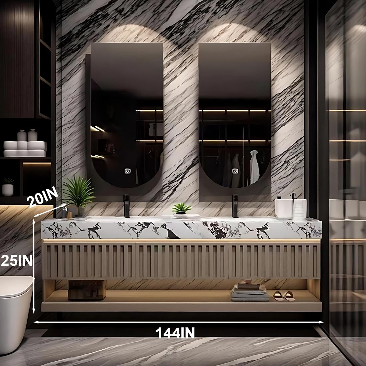 best wall mounted bathroom vanity,wall mounted vanity pros cons,should I buy a double sink vanity,bathroom vanity with smart mirror worth it,modern sink cabinet buying guide,best bathroom vanity to buy collector appeal rarity and investment value