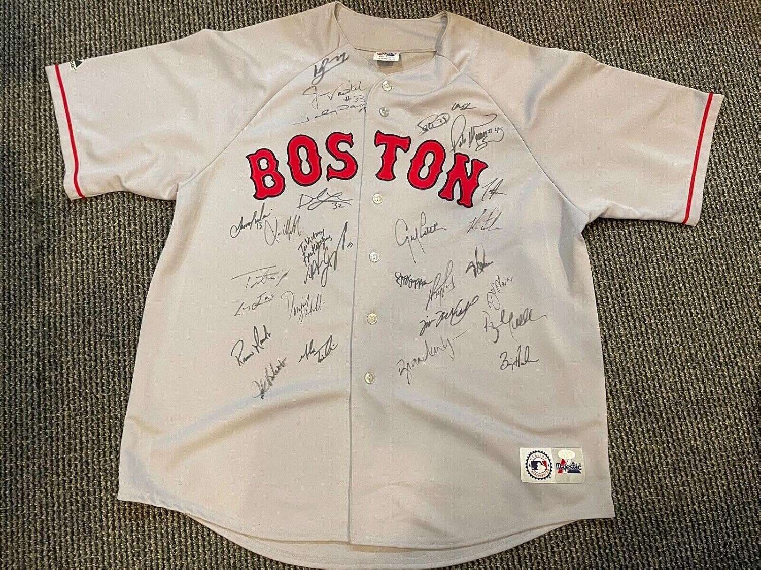 Image 1 of buy 2003 Red Sox signed jersey