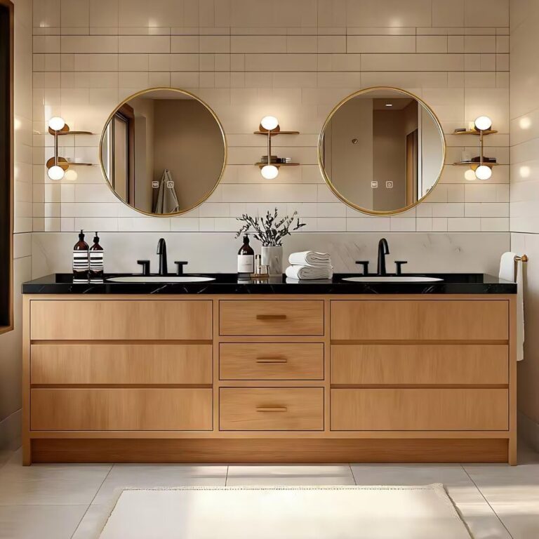 Image 1 of buy 84 inch double sink vanity