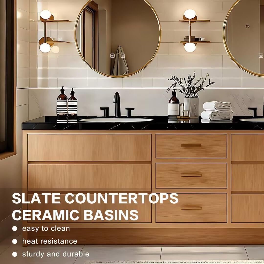 Buy 84 Inch Double Sink Vanity: Honest Pros & Cons 4 buy 84 inch double sink vanity,84 inch vanity worth buying,double sink bathroom vanity pros cons,best bathroom vanity to buy,High QLO vanity honest,84 inch vanity vs alternatives condition quality and materials close-up