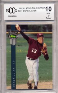 Image 1 of buy Derek Jeter rookie card graded