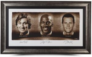 Image 1 of buy autographed Jordan Gretzky Brady lithograph