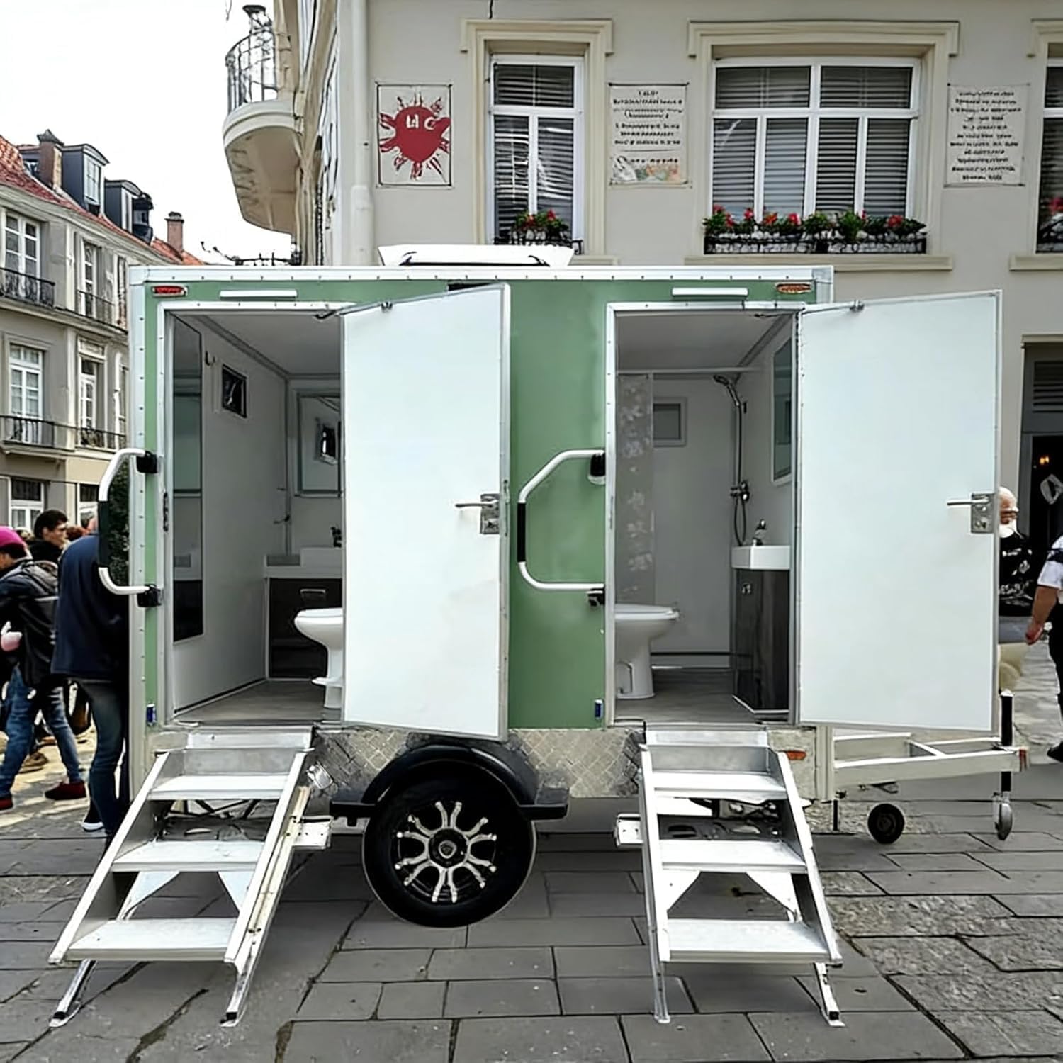 Image 1 of buy premium mobile toilet trailer