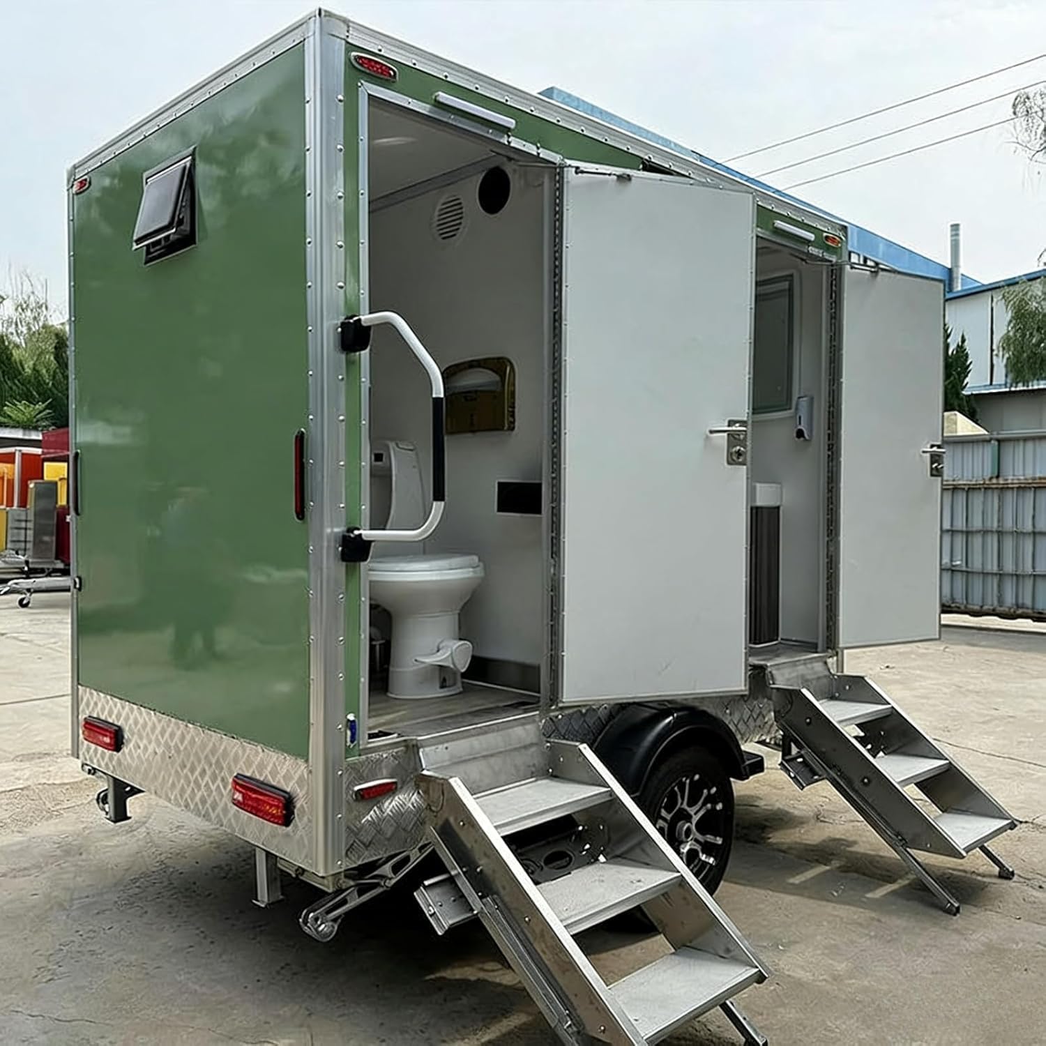 buy premium mobile toilet trailer,premium mobile toilet trailer worth it,best mobile restroom trailer for events,luxury bathroom trailer pros cons,climate controlled toilet trailer vs alternatives,should I buy a mobile shower trailer collector appeal rarity and investment value