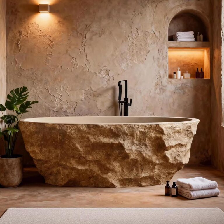 kmnub Stone Resin Bathtub Worth It? Honest Pros & Cons 65 Image 1 of kmnub stone resin bathtub worth it