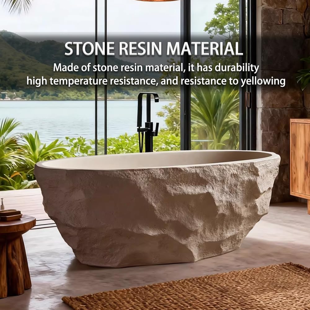 kmnub stone resin bathtub worth it,should I buy kmnub bathtub,kmnub bathtub pros cons,kmnub vs other freestanding tubs,best stone resin bathtub to buy,kmnub freestanding tub honest condition quality and materials close-up