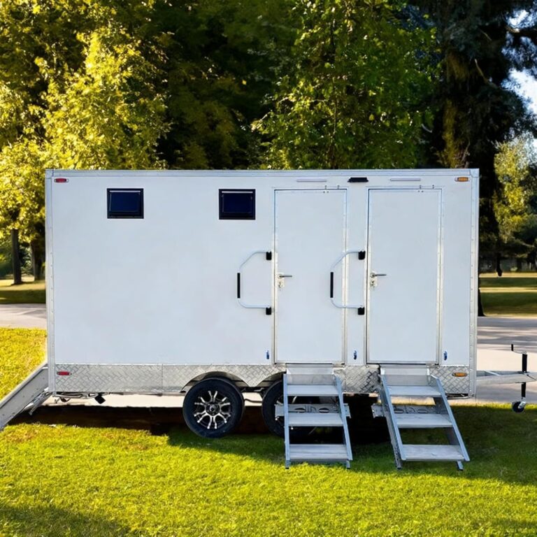 Image 1 of luxury portable restroom trailer worth buying